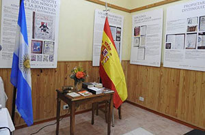 Vista de la exposición sobre Don Quixote. Vista de la exposición sobre Don Quixote.
