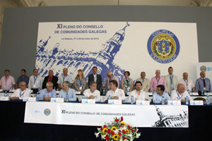 Feijóo y otras autoridades, junto a los miembros de la Comisión Delegada durante el pleno celebrado en La Habana. Feijóo y otras autoridades, junto a los miembros de la Comisión Delegada durante el pleno celebrado en La Habana.