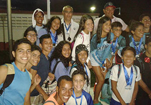 El equipo juvenil de EDACCE alcanzó el segundo lugar del Estadal de Natación con 246,5 puntos y obtuvo medalla de plata, escoltados por su profesor Alberto Solórzano Lugo. El equipo juvenil de EDACCE alcanzó el segundo lugar del Estadal de Natación con 246,5 puntos y obtuvo medalla de plata, escoltados por su profesor Alberto Solórzano Lugo.