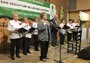 Uno de los coros que participó en el Festival de Villancicos. Uno de los coros que participó en el Festival de Villancicos.