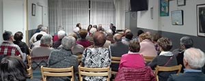 Numeroso público deuse cita para escoitar a charla de Sixirei. Numeroso público deuse cita para escoitar a charla de Sixirei.