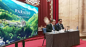 El Consejero de Turismo, en un momento de su intervención. El Consejero de Turismo, en un momento de su intervención.