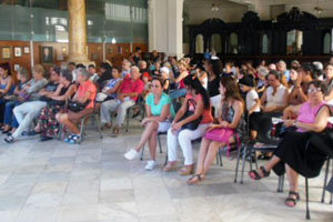 Asistentes al acto del Centro Unión Orensana. Asistentes al acto del Centro Unión Orensana.
