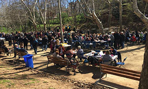 Más de 500 personas se dieron cita en el parque de Can Rull. Más de 500 personas se dieron cita en el parque de Can Rull.
