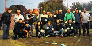 Jugadores de tejo en la Asociación Española de Luis Beltrán. Jugadores de tejo en la Asociación Española de Luis Beltrán.