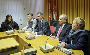 Un momento de la intervención de José Manuel Herrero. Un momento de la intervención de José Manuel Herrero.