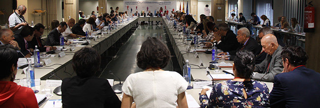 Vista general del I Pleno del VII Mandato que se celebró en Madrid el mes de junio de 2017. Vista general del I Pleno del VII Mandato que se celebró en Madrid el mes de junio de 2017.