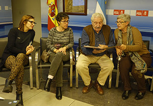 De izq. a dcha.: Lorena Suárez, Pilar Nieva, Andrés Hernández y Francisca Vilches. De izq. a dcha.: Lorena Suárez, Pilar Nieva, Andrés Hernández y Francisca Vilches.