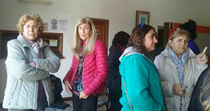 Algunas de las participantes en el taller Sociedad Española de Adolfo Alsina. Algunas de las participantes en el taller Sociedad Española de Adolfo Alsina.