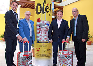 Guillermo Quero, Gregorio García, Enrique Medina y Manuel Fernández, en la presentación. Guillermo Quero, Gregorio García, Enrique Medina y Manuel Fernández, en la presentación.