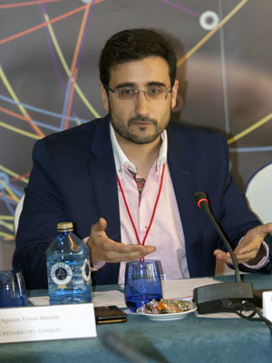 José Cano, durante su intervención en el Pleno. José Cano, durante su intervención en el Pleno.