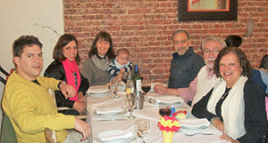 Algunos de los participantes en el almuerzo. Algunos de los participantes en el almuerzo.