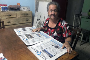 Luisa Moreno, coordinadora gallega en Ciego de Ávila.
