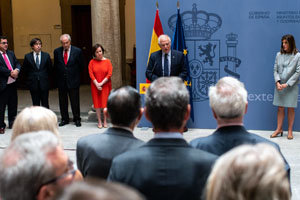 Josep Borrell, durante su intervención en el acto. Josep Borrell, durante su intervención en el acto.