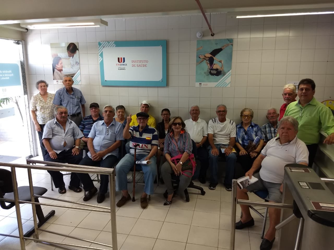 Participantes en la acción social 'Viva Saúde'. Participantes en la acción social 'Viva Saúde'.