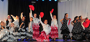 Un momento de la actuación del ballet infantil. Un momento de la actuación del ballet infantil.