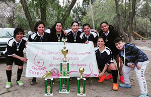 Ganadores del torneo de fútbol mixto. Ganadores del torneo de fútbol mixto.