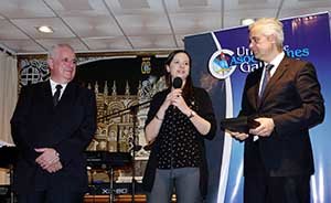 Sabrina Gjinovich recibió el premio 'Juventud Gallega del Año'. Sabrina Gjinovich recibió el premio 'Juventud Gallega del Año'.
