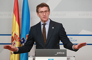 O titular do Goberno galego, Alberto Núñez Feijóo, comparecerá en rolda de prensa para dar conta dos asuntos tratados na reunión do Consello.tular do Goberno galego, Alberto Núñez Feijóo, comparecerá en rolda de prensa para dar conta dos asuntos tratados na reunión do Consello.