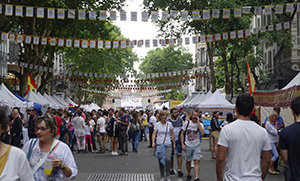 Panorámica de la Avenida de Mayo, durante el ‘Buenos Aires celebra España’. Panorámica de la Avenida de Mayo, durante el ‘Buenos Aires celebra España’.