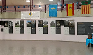 Vista de la exposición en el recinto municipal de La Pérgola. Vista de la exposición en el recinto municipal de La Pérgola.