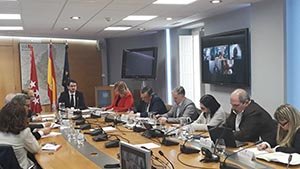 Un momento de la celebración de la sesión constitutiva del Consejo de la Emigración y el Retorno de Madrid. Un momento de la celebración de la sesión constitutiva del Consejo de la Emigración y el Retorno de Madrid.