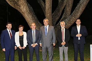 Rodríguez Miranda, Begoña Serrano, Agustín Torres, Jesús Silva, José Francisco Armas y José Téllez. Rodríguez Miranda, Begoña Serrano, Agustín Torres, Jesús Silva, José Francisco Armas y José Téllez.
