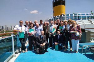 Federacion-Organizadores visitan el Crucero 1