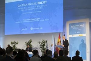 09,30 h.- O conselleiro de Economía, Emprego e Industria, Francisco Conde, inaugurará, xunto coa secretaria de Estado de Comercio, Xiana Méndez, a xornada Galicia ante o Brexit. No salón de convencións do edificio Cinc da Cidade da Cultura (Monte Gaiás s/n).
foto xoán crespo
18/02/2019