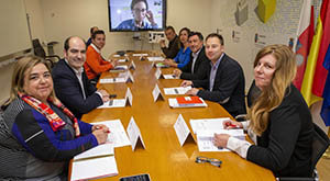 Miembros de los distintos departamentos del Gobierno de Cantabria que participan en el Plan de Retorno. Miembros de los distintos departamentos del Gobierno de Cantabria que participan en el Plan de Retorno.