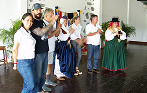 Directivos de la Casa Canaria durante la celebración de la jornada social. Directivos de la Casa Canaria durante la celebración de la jornada social.