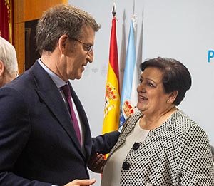 Feijóo con María Rosa Sotelo