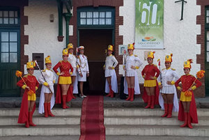 Participación de la Guardia Real del Club Español en la inauguración de la exposición sobre la historia del Prado Español. Participación de la Guardia Real del Club Español en la inauguración de la exposición sobre la historia del Prado Español.