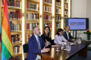 Un momento de la presentación de la plataforma ‘Exterior es diverso’. Un momento de la presentación de la plataforma ‘Exterior es diverso’.