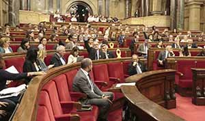 Pleno Parlamento catalán