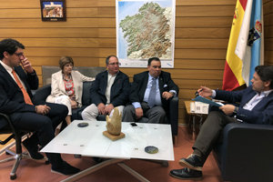 De dcha. a izda., Antonio Rodríguez Miranda, Richard Barreiro y Olmedo, Ángel Miguel Quiroga Sobrado, Daría González Barandela, y Roberto Freire Esaa. De dcha. a izda., Antonio Rodríguez Miranda, Richard Barreiro y Olmedo, Ángel Miguel Quiroga Sobrado, Daría González Barandela, y Roberto Freire Esaa.