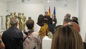 Un momento de la inauguración de la muestra. Un momento de la inauguración de la muestra.