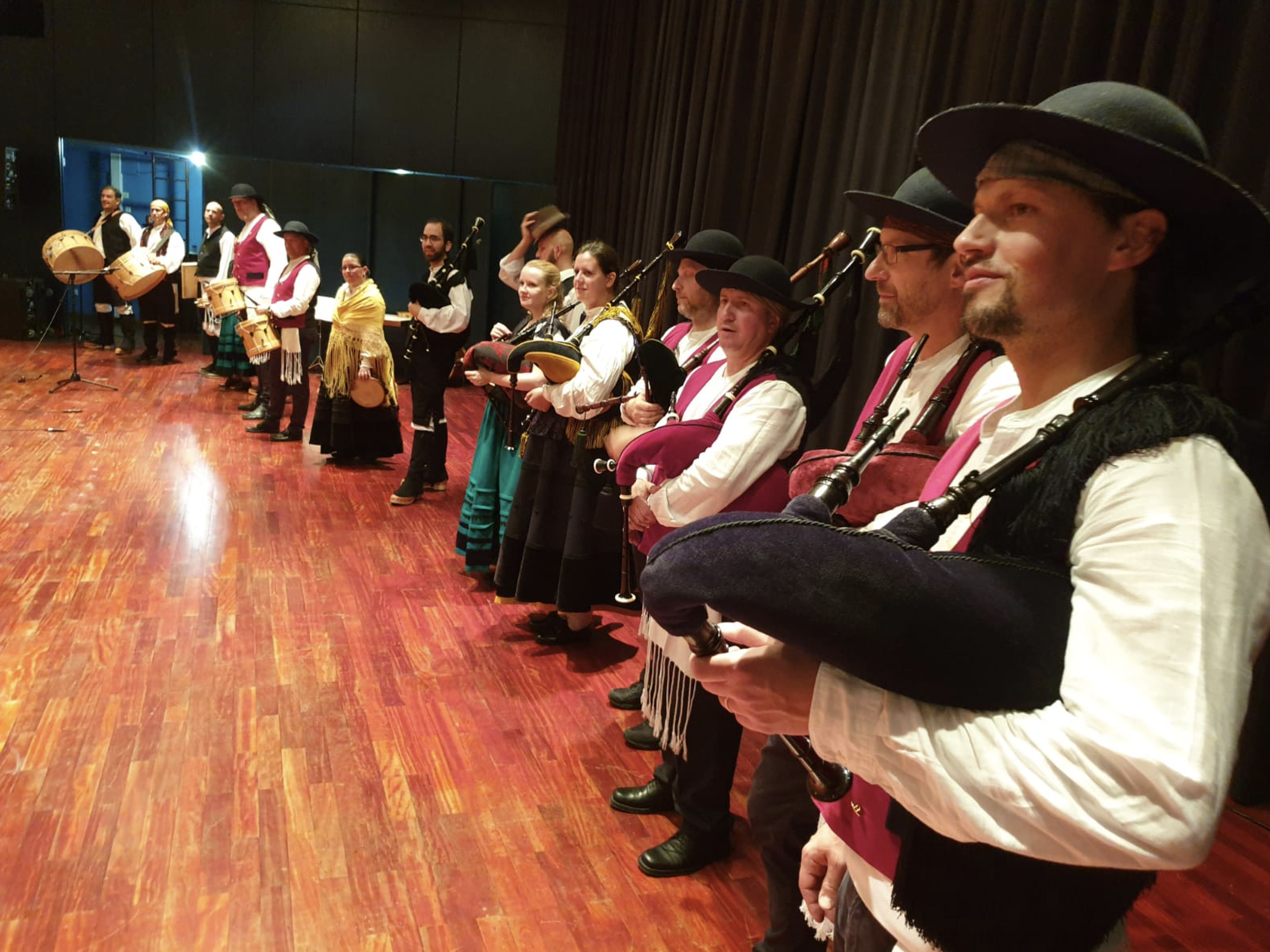 Participantes en el Festival Intercéltico de Esslingen. Participantes en el Festival Intercéltico de Esslingen.