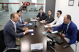 Cividanes destacó la clara vocación exportadora de GV Soluciones. Cividanes destacó la clara vocación exportadora de GV Soluciones.