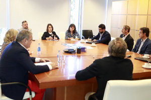 Un momento de la reunión para explicar el programa Talento Sénior. Un momento de la reunión para explicar el programa Talento Sénior.