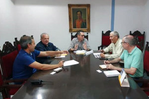 Un instante de la reunión de Junta Directiva de Feceve. Un instante de la reunión de Junta Directiva de Feceve.