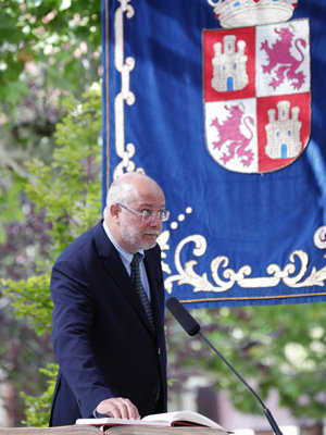 Francisco Igea, durante la toma de posesión.