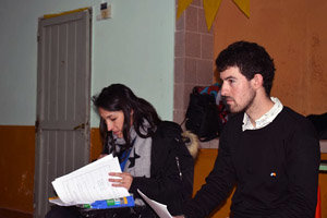 El presidente Emmanuel Riffo, durante la asamblea. El presidente Emmanuel Riffo, durante la asamblea.
