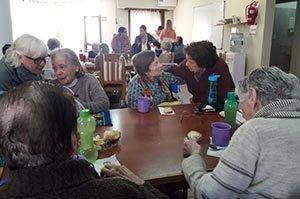 Un momento de la actividad organizada por la Asociación Española.