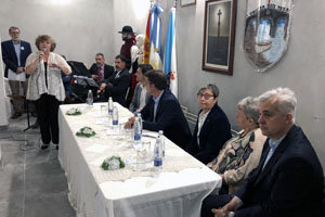 Adelaida Rodríguez, durante su intervención en el acto que compartieron con el presidente de la Xunta. Adelaida Rodríguez, durante su intervención en el acto que compartieron con el presidente de la Xunta.