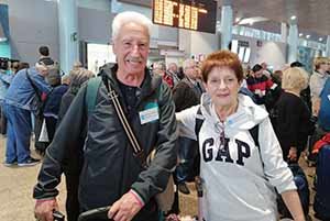 María Cruz Cereijo y su marido