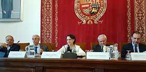 Magdalena Valerio, durante el Encuentro Comité Europeo de Derechos Sociales y la Corte Interamericana de Derechos Humanos.