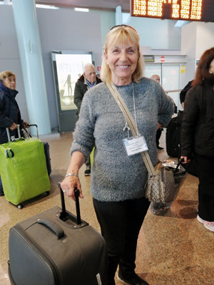 Elena Otero Pombo, a su llegada al aeropuerto vigués de Peinador el pasado jueves. Elena Otero Pombo, a su llegada al aeropuerto vigués de Peinador el pasado jueves.