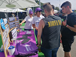 El Resurrection Fest también contó con un estand de Agresión OFF.