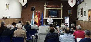 Un momento de la presentación de la exposición itinerante.